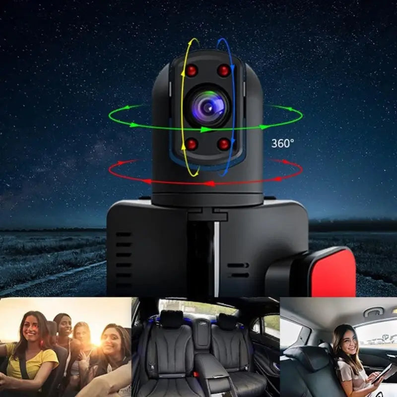Rotating 360 Degree Car Camera