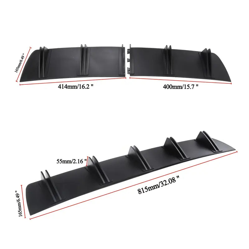 Rear Bumper Diffuser Lip